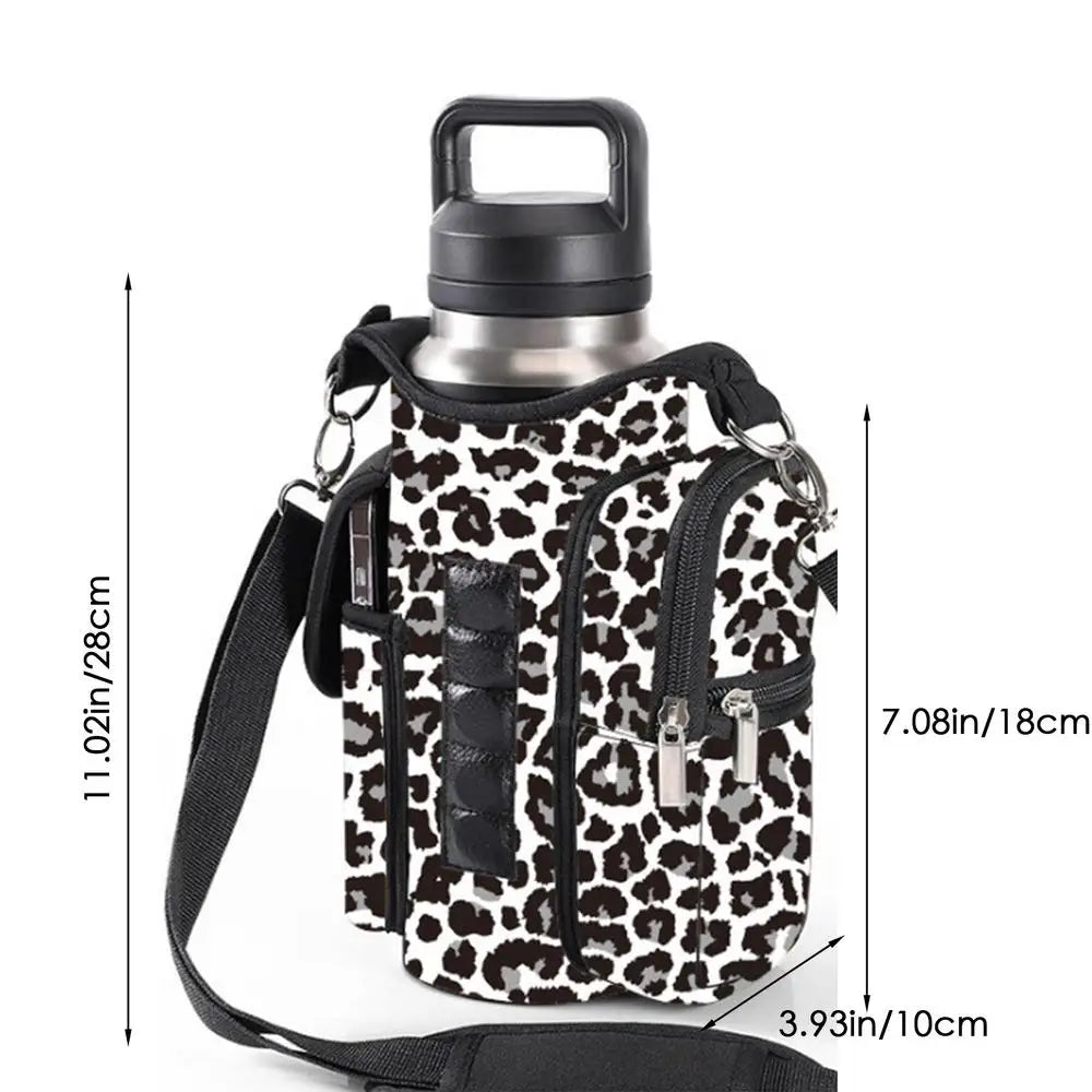 1pcs Magnetic Gym Water Bottle Bag Built-in Magnet For Easy Attachment To Metal Surface Sports Magnetic Phone Storage Pouch