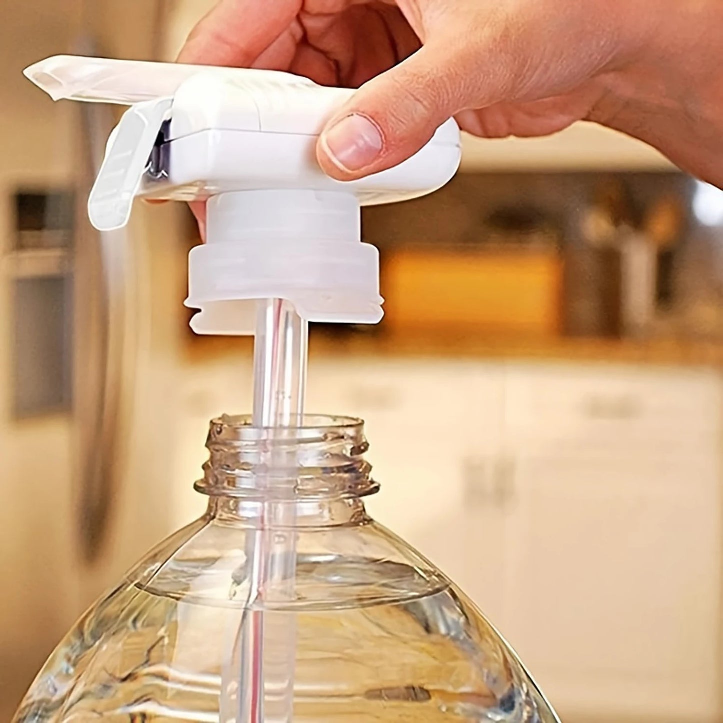 Electric beverage dispenser, Automatic beverage straw, Leak proof water pump DIY water dispenser, Kitchen gadgets
