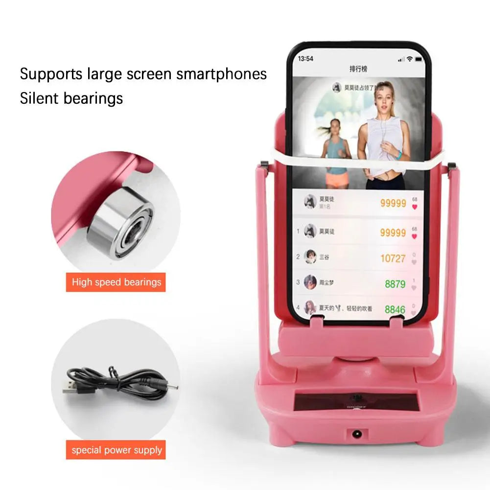 Automatic Swing Shake Phone Wiggler Device Record Step Artifact Motion Brush Step Pedometer Holder Accessories MobilePhone Stand