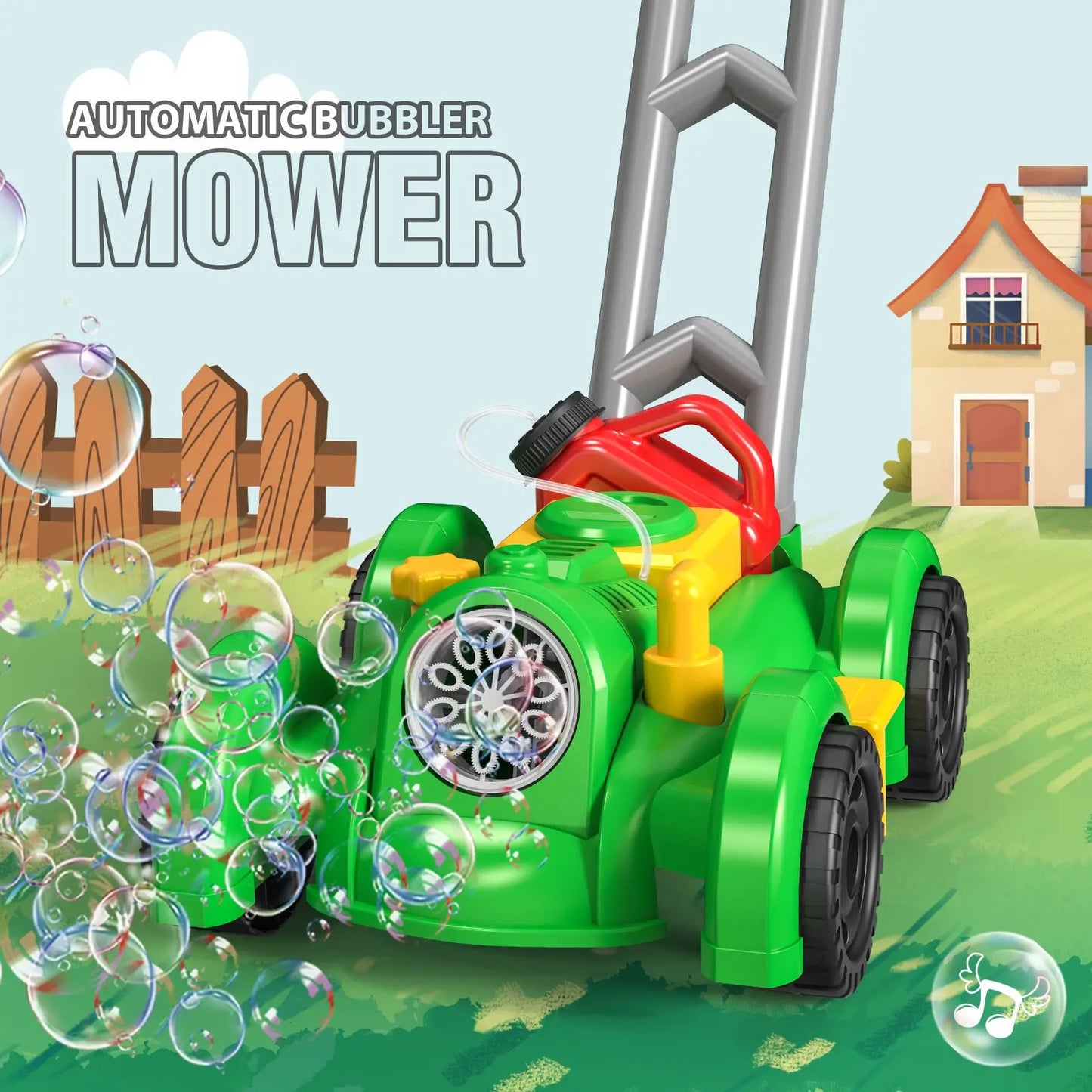 Automatic Soap Bubble Machine Stroller Walker Toys for Toddler Electric Bubble Maker Summer Outdoor Toys Gift for Kids