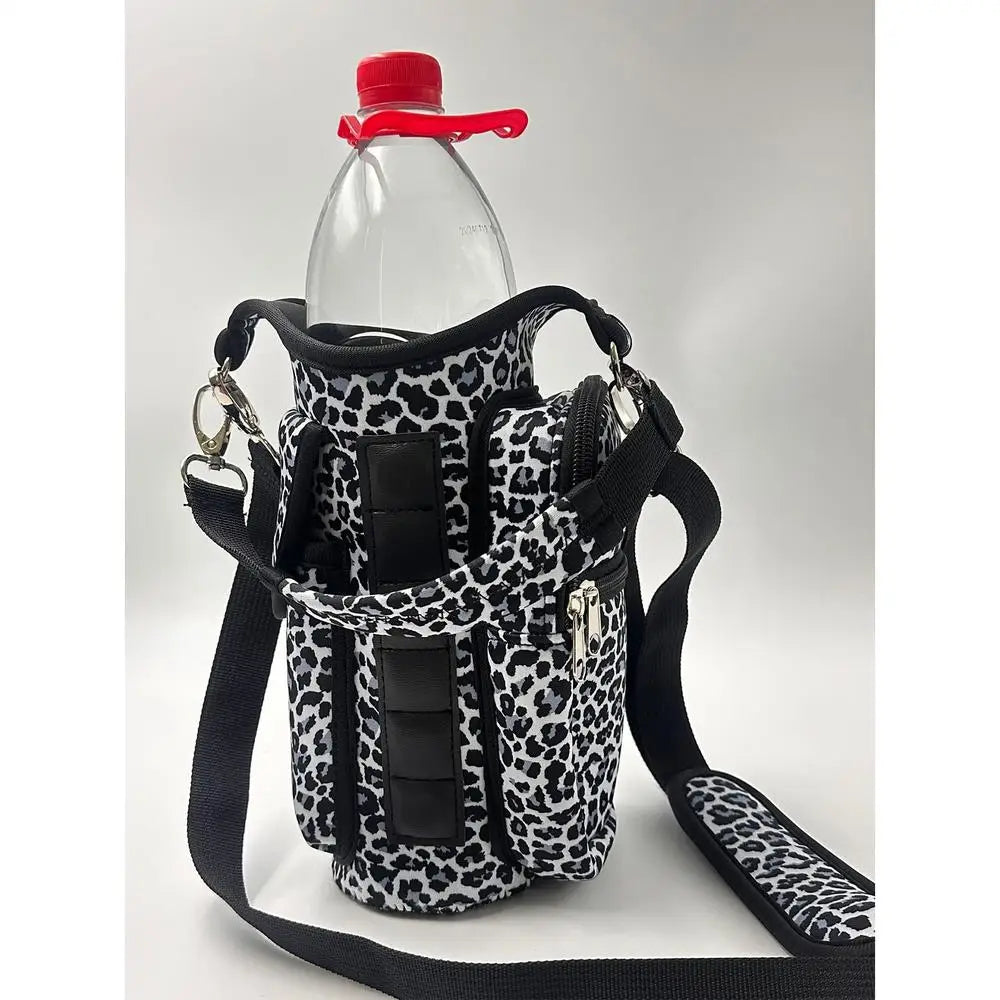 1pcs Magnetic Gym Water Bottle Bag Built-in Magnet For Easy Attachment To Metal Surface Sports Magnetic Phone Storage Pouch