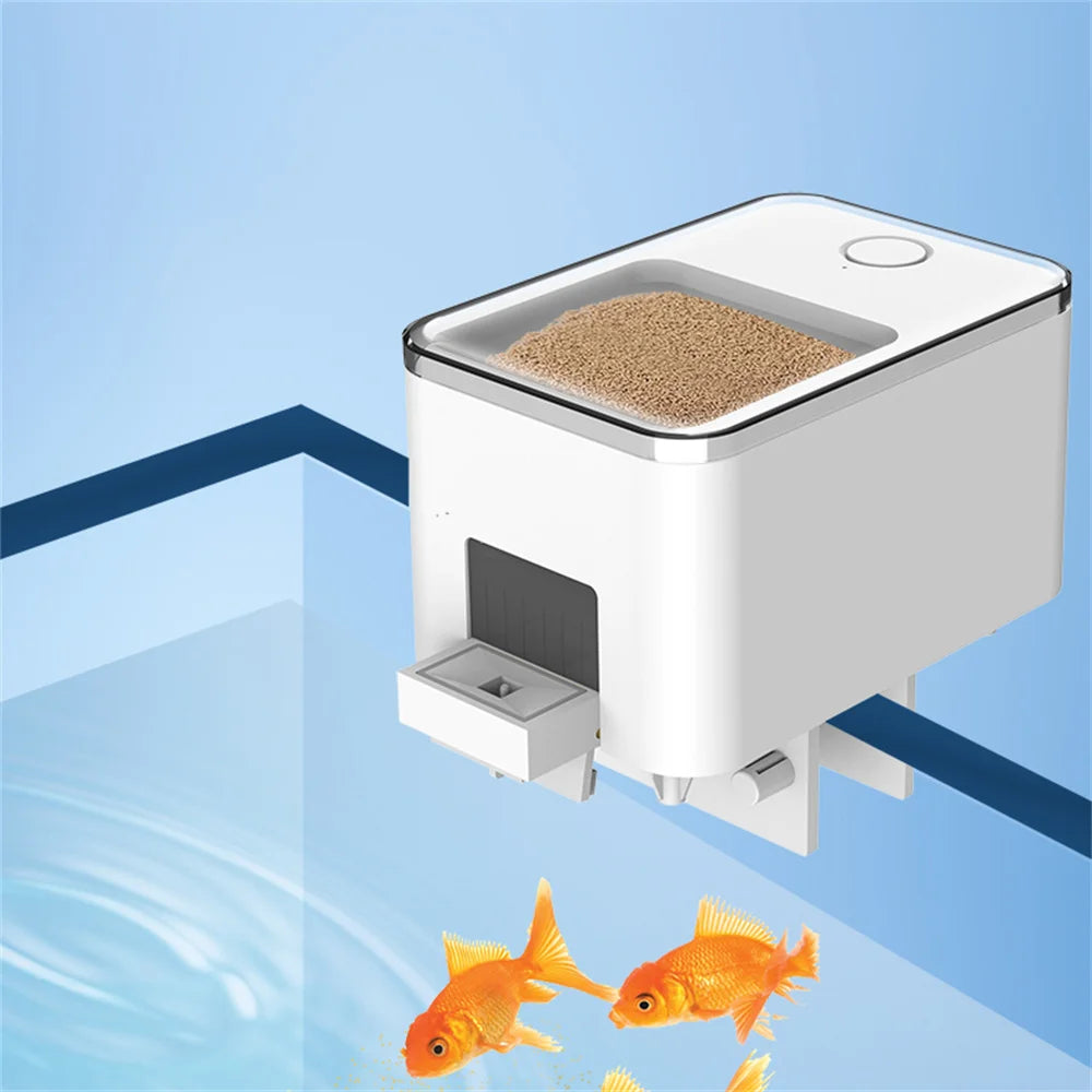 WIFI Smart Fish Feeder, Fish Feeder Automatic Fish Tank Feeder, Smart Timer Feeder Large Capacity Fish Feeder