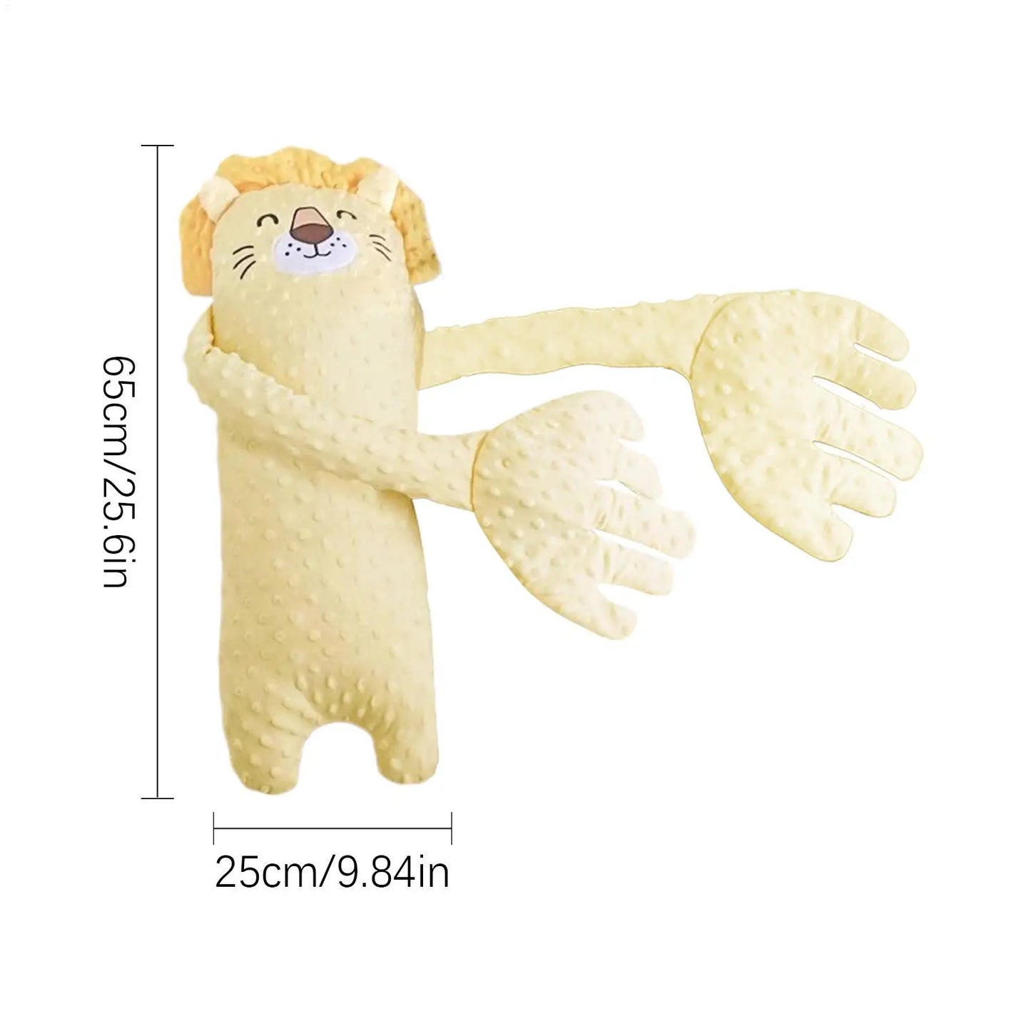 Adjustable Automatic Baby Patting Sleep Pillow Startle Prevention Soothing Palms for 0-3 Toddler Remote Control Baby Sleep Aid