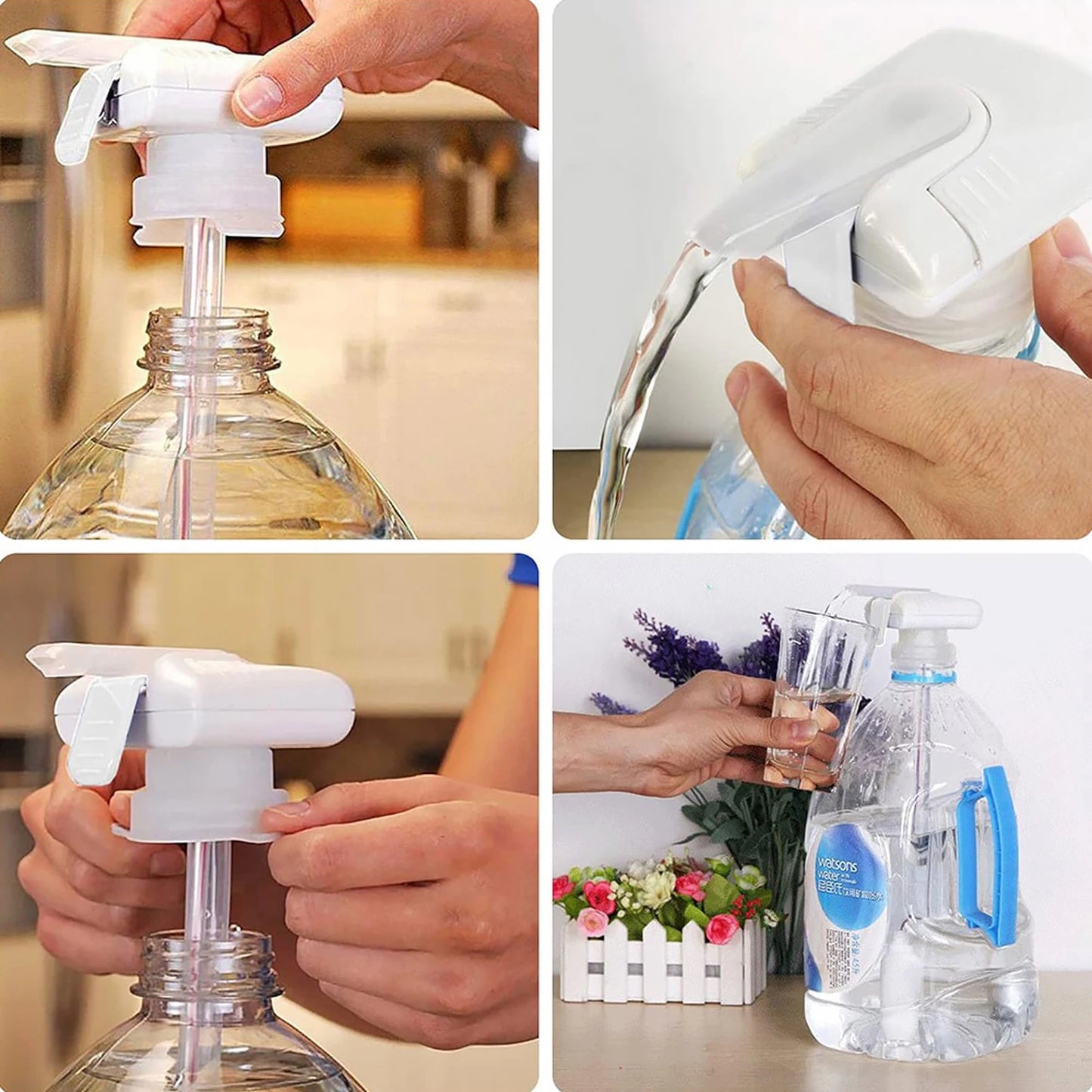 Electric beverage dispenser, Automatic beverage straw, Leak proof water pump DIY water dispenser, Kitchen gadgets