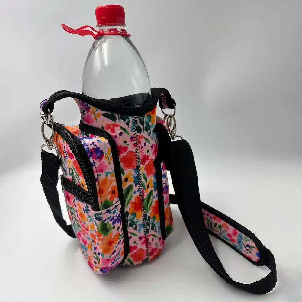 1pcs Magnetic Gym Water Bottle Bag Built-in Magnet For Easy Attachment To Metal Surface Sports Magnetic Phone Storage Pouch
