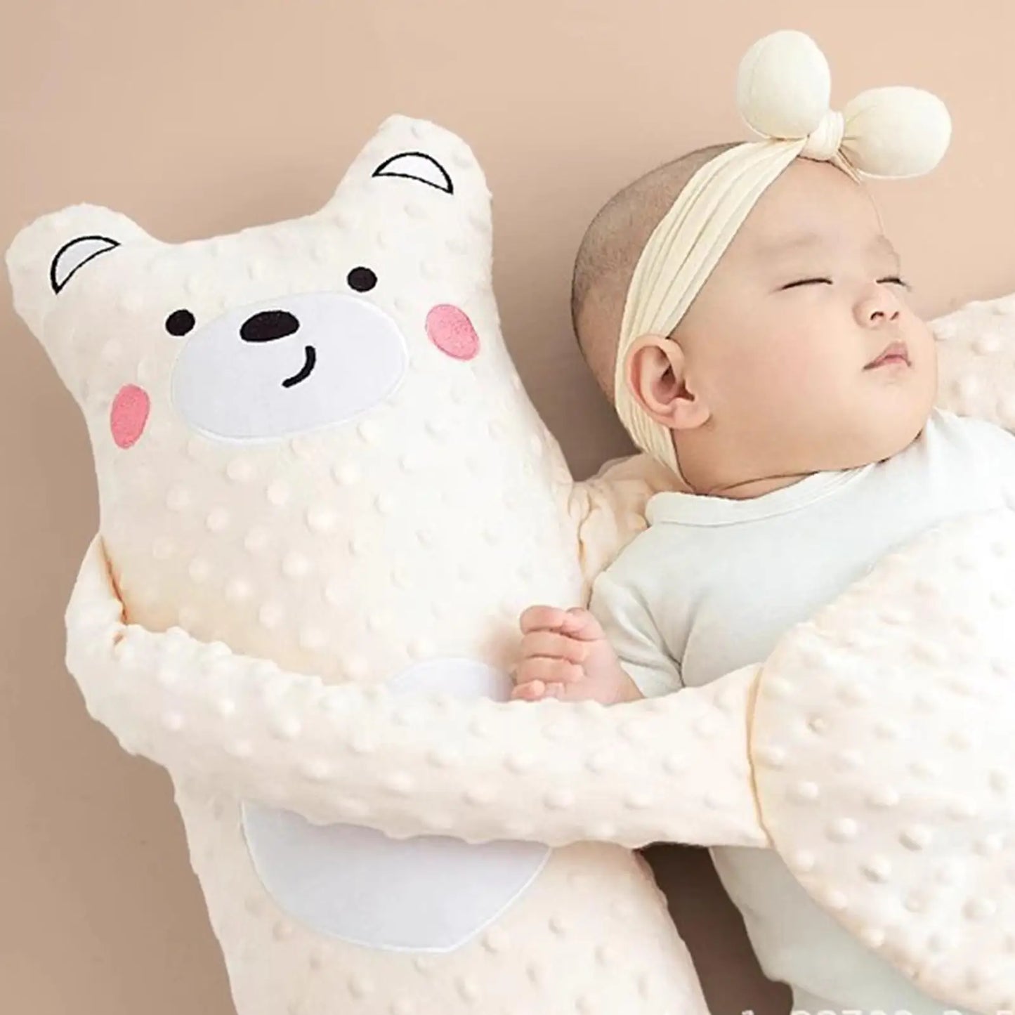 Adjustable Automatic Baby Patting Sleep Pillow Startle Prevention Soothing Palms for 0-3 Toddler Remote Control Baby Sleep Aid