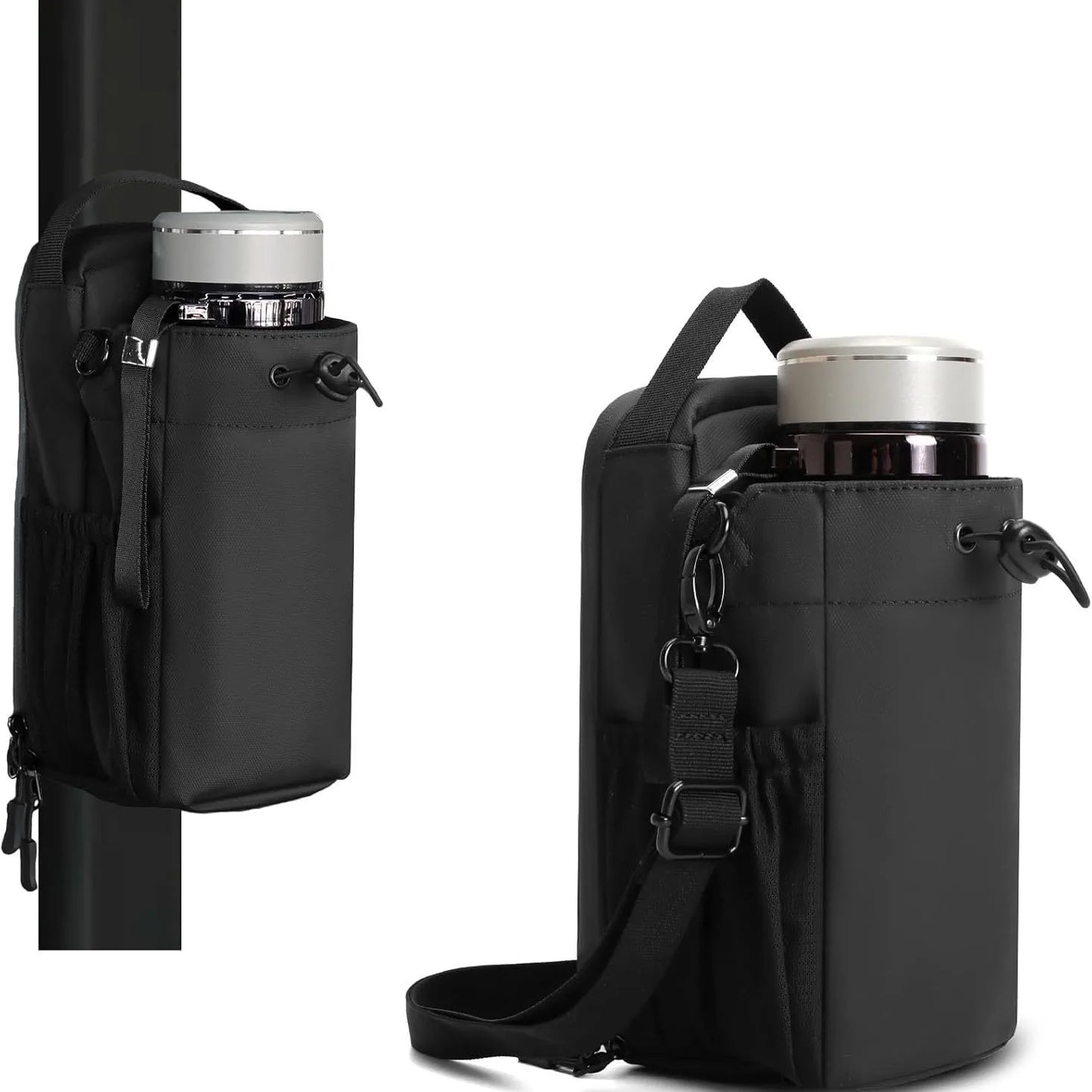 Hot-selling Magnetic Water Bottle Bag, Multi-purpose Outdoor Slanted Water Cup Bag, Gym Magnetic Water Bottle Hanging Bag