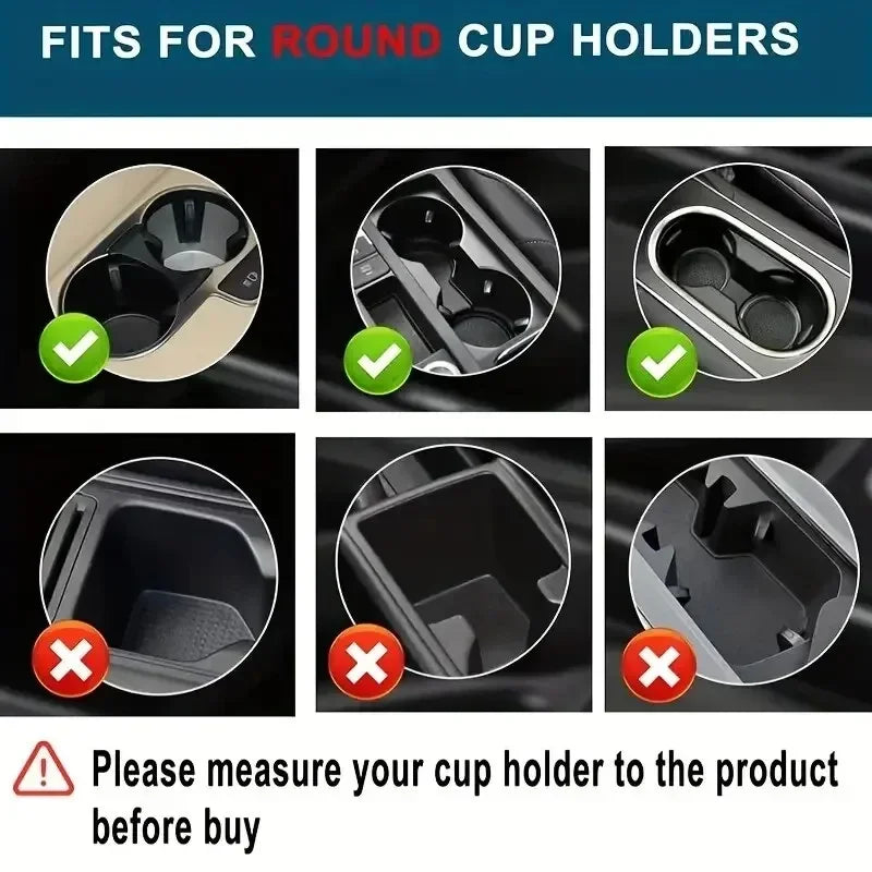 Car mounted water cup holder, multifunctional rotating car center console, beverage holder, two-tier double-layer storage rack