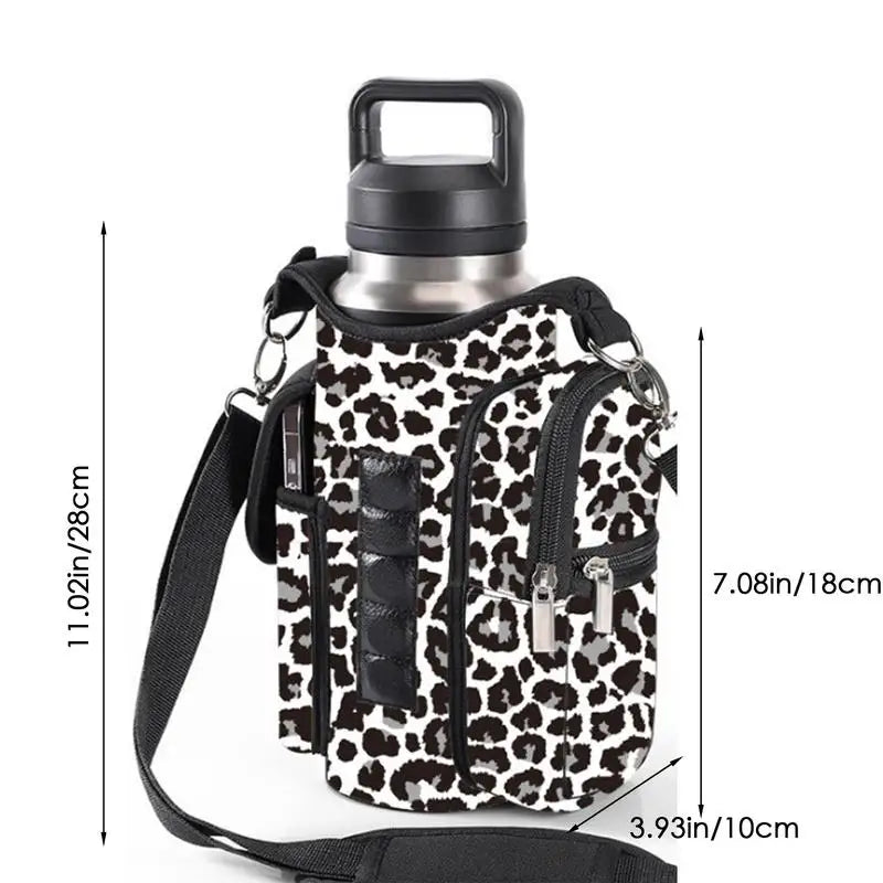 1pcs Magnetic Gym Water Bottle Bag Built-in Magnet For Easy Attachment To Metal Surface Sports Magnetic Phone Storage Pouch