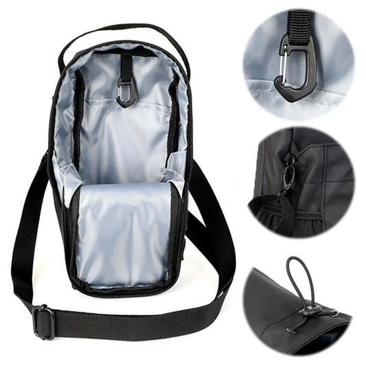 Magnetic Water Bottle Bag Crossbody Water Bottle Pouch Phone Holder Water Bottle Carrier Bag for Men and Women
