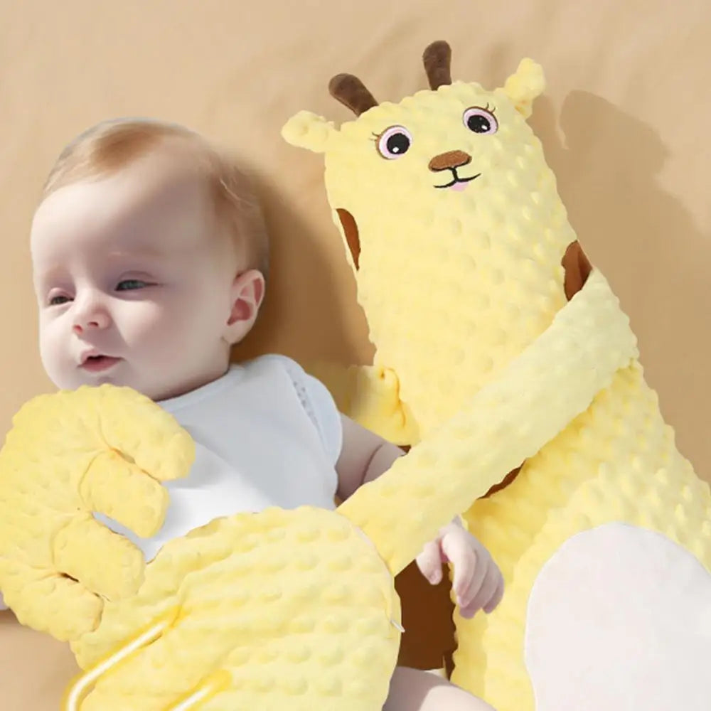 Adjustable Automatic Baby Patting Sleep Pillow Startle Prevention Soothing Palms for 0-3 Toddler Remote Control Baby Sleep Aid