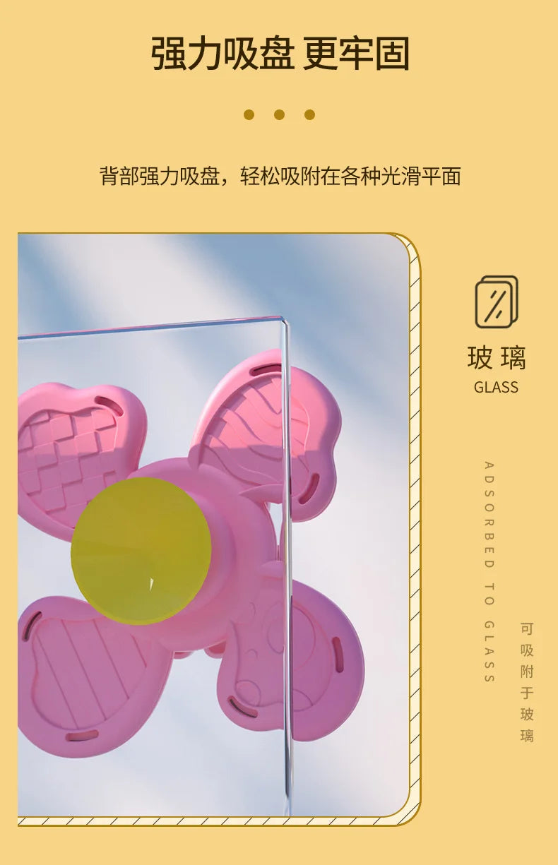 Baby Bath Toys Funny Bathing Sucker Spinner Suction Cup Cartoon Rattles Fidget Educational Toy Montessori Children Boy Girl Gift